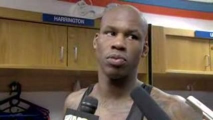 NBA Post Game Al Harrington April 04, 2009