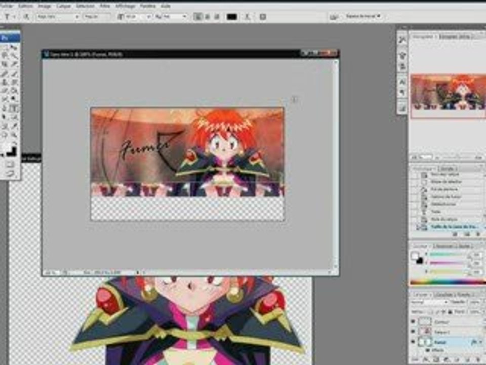 Tutoriel photoshop grand débutant pour signature simple