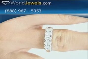 1.25 Carat Oval Cut Diamond Band EA-525