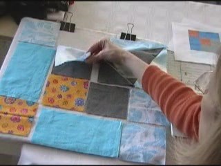 Rocket Ship Quilt Block