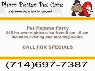 Orange County Pet Sitting (714) 697-7387