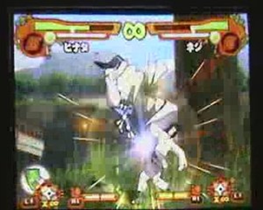 naruto accel 2 hinata (anthony) vs neji (romain)