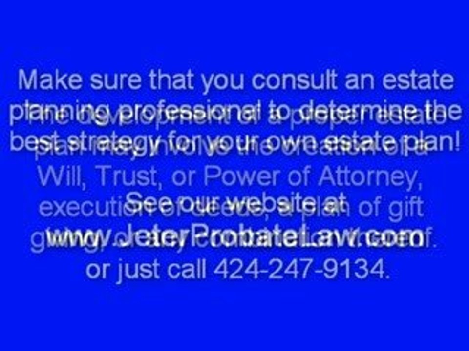 Los Angeles Probate Lawyer (424) 247-9134 Probate Attorne...