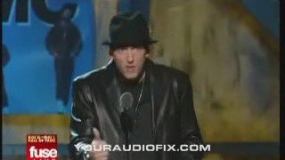 Eminem inducts Run DMC into Rock N Roll : Hall of Fame