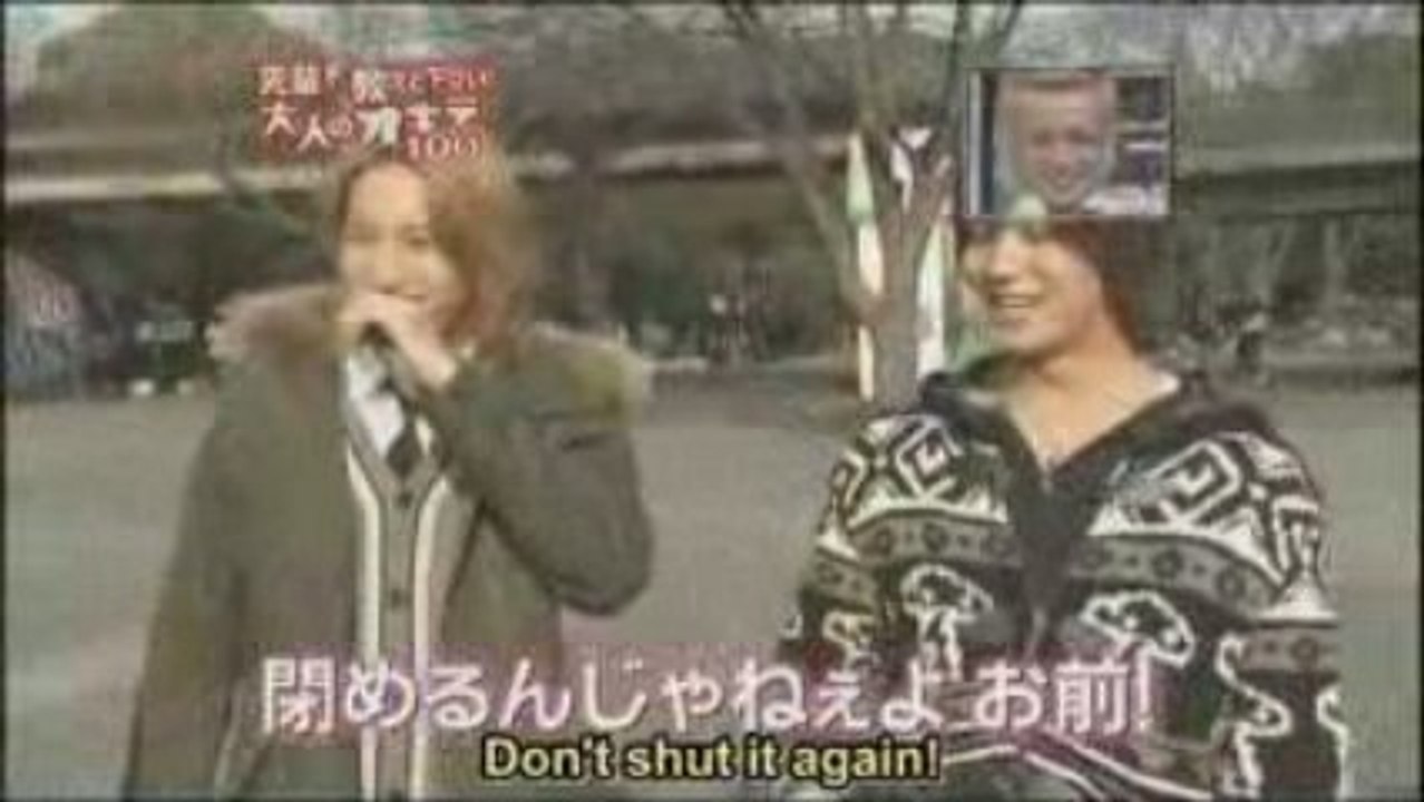 Jin Akanishi & Junno& boy eating senpai-subbed