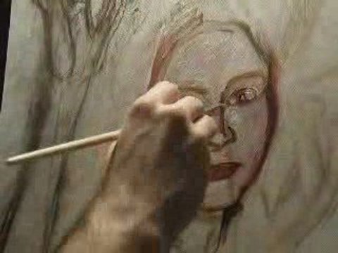 Julia Roberts portrait : hairy armpit shown at Notting Hill