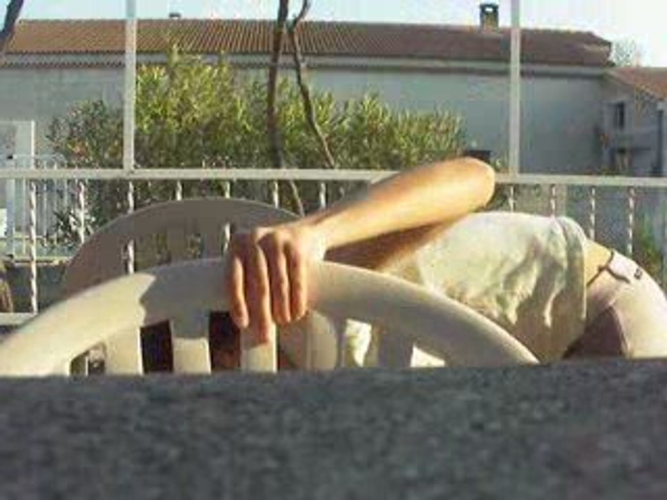 Saut 1m de hauteur à pied (mes ratés)