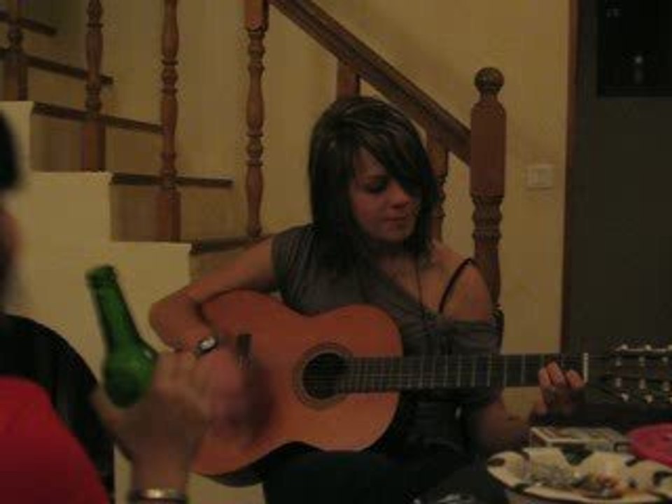 soraya a la guitare