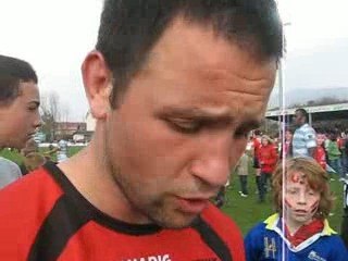 Mika Campeggia (uso) après Oyonnax - Métro-Racing