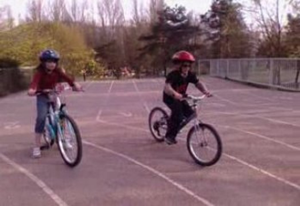 Gabriel en VTT