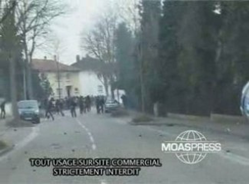 Affrontements avec la police à Strasbourg