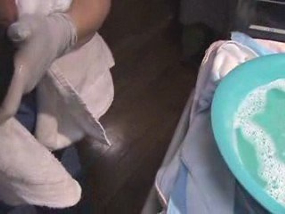 Affu's First Bath