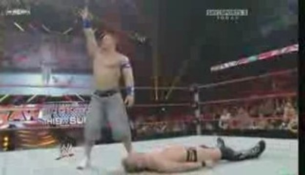 Raw John Cena vs Chris Jericho 1/2