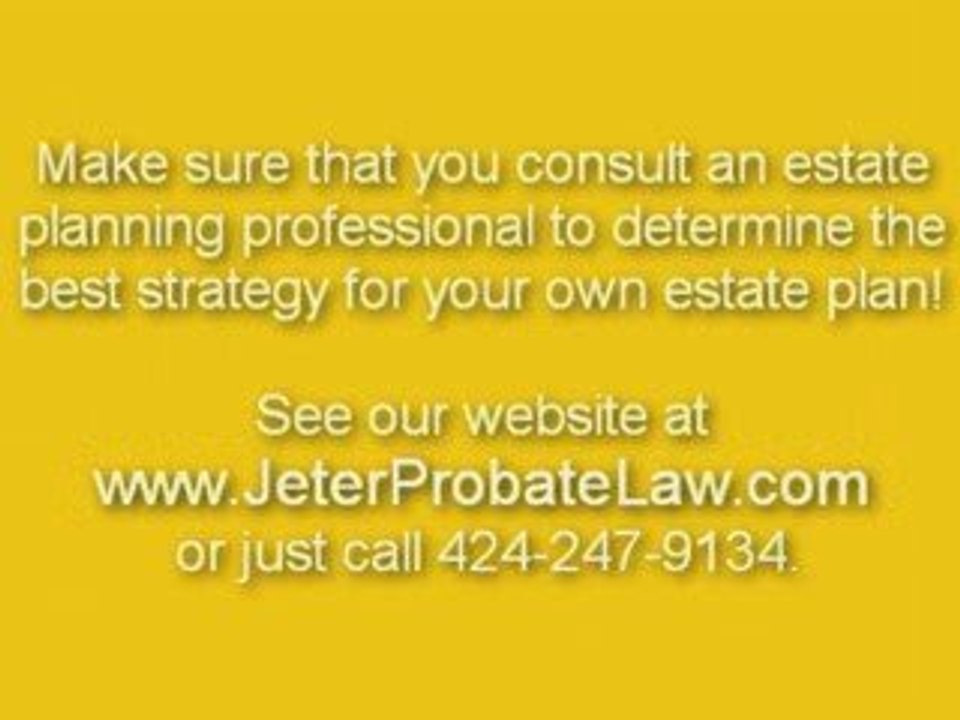 Living Trust Los Angeles - Living Trusts Lawyer - Jeter P...
