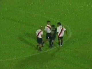 Argentina football match ends in massive fight