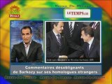 Commentaires désobligeants de Sarkozy sur ses Homologues....