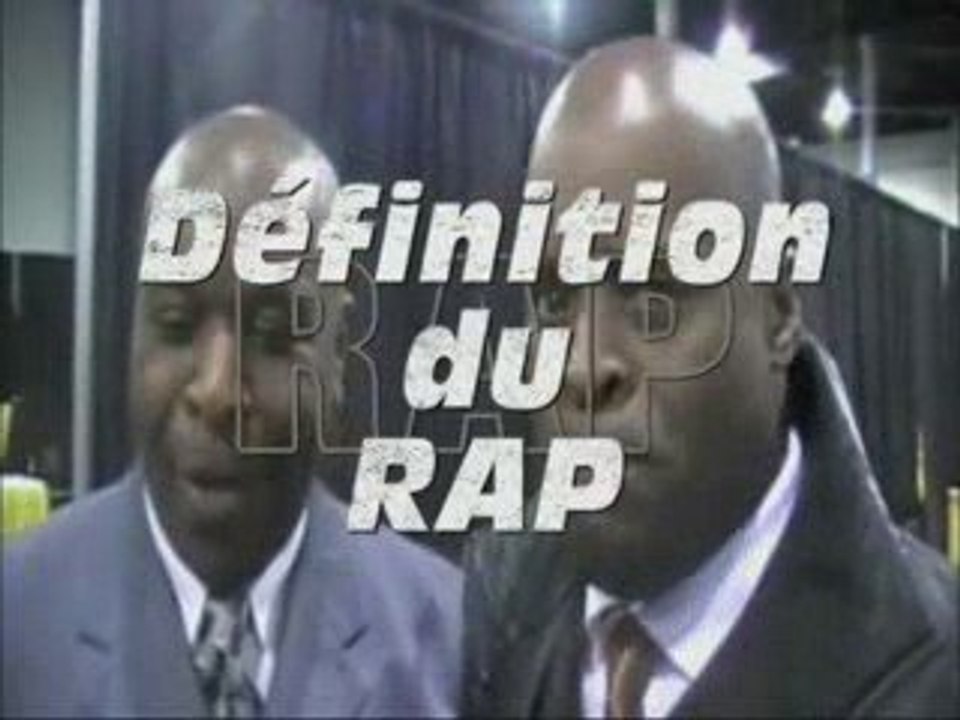 DEFINITION DU RAP