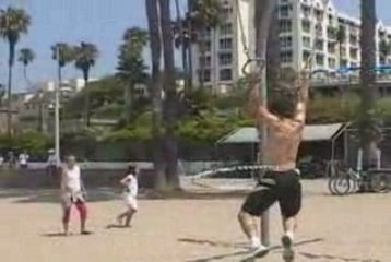 The Hula-Hoop Stunt Man- Dizzy On the rings