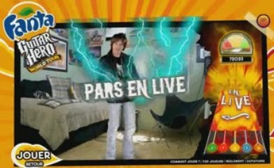 Fanta Guitar Hero Wolrd Tour zempty Guitare 157 750 point...