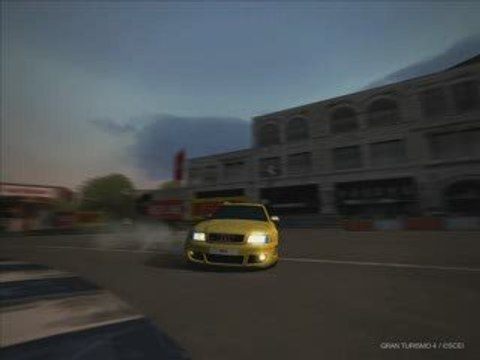 Granturismo 4 drifting with diver car