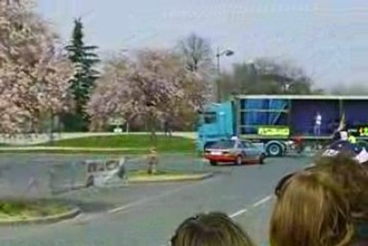 BMW de rallye Slalom Belleville Sur Saone 05/04/09