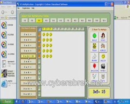 Ingilizce carpim tablosu - cyberabrek.net