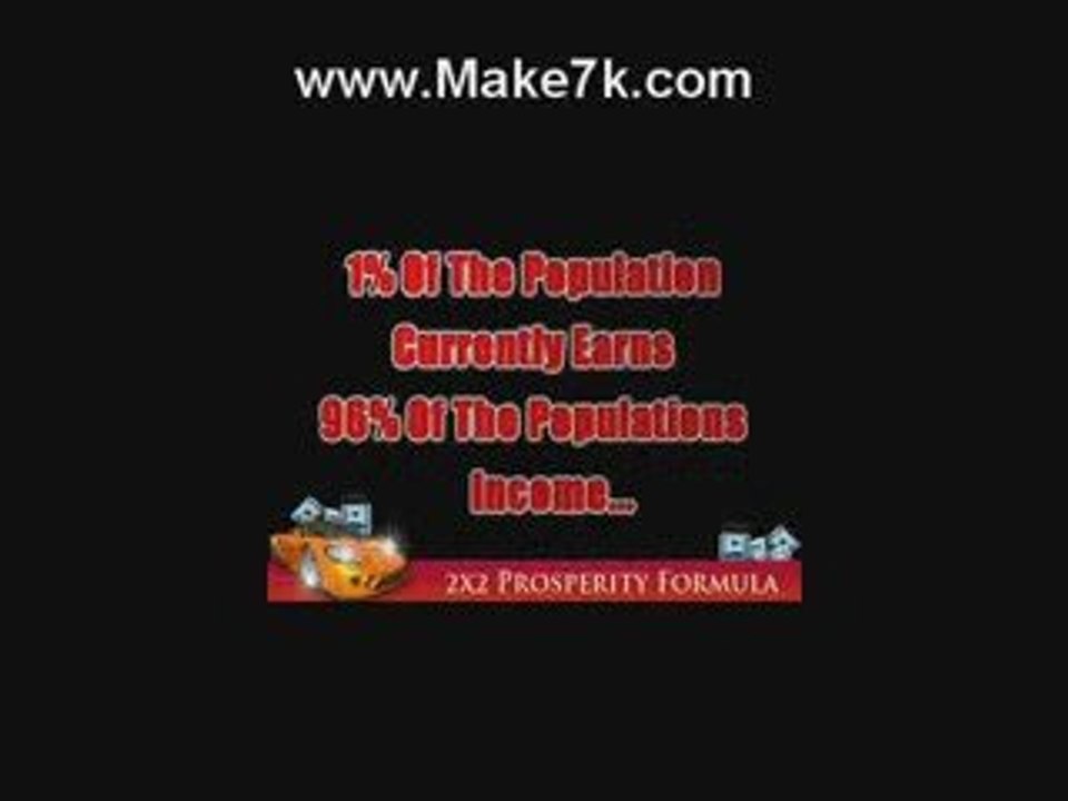 2x2 Prosperity Formula - How To Make A Residual Income Onlin