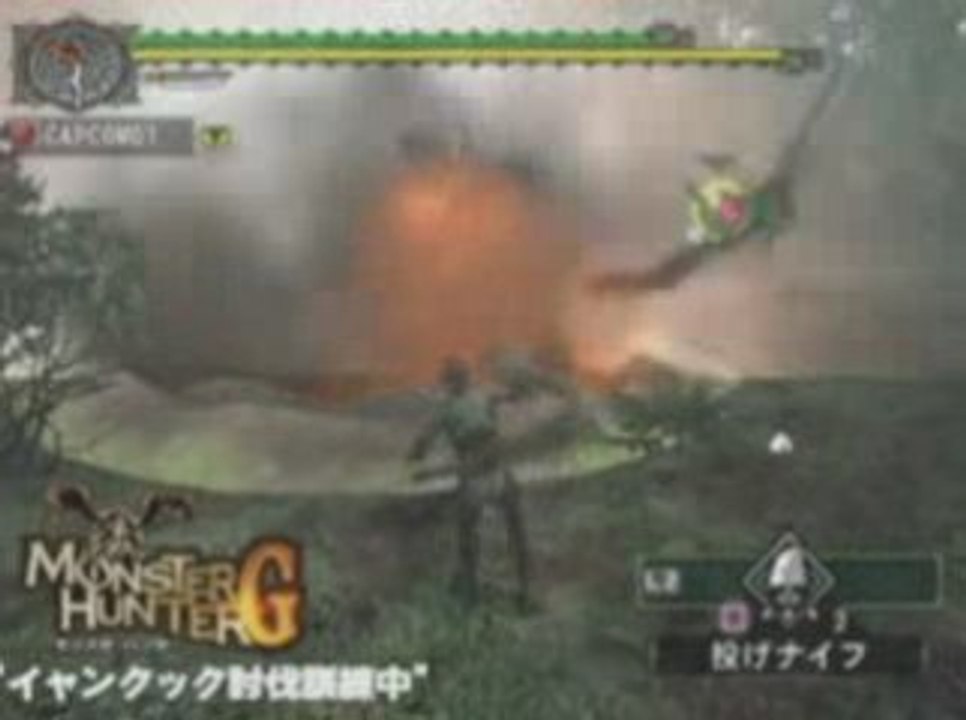 Monster Hunter G - gameplay