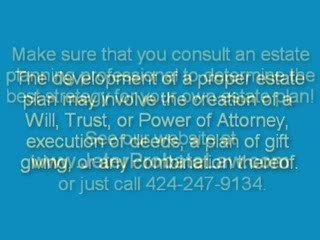 Los Angeles Estate Planning Attorney (424) 247-9134