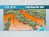 Earthquake in Abruzzo: web users react