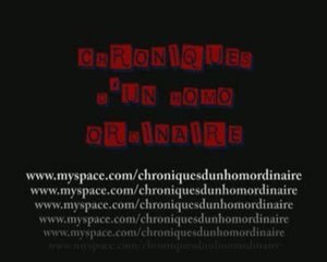 Chroniques d'un homo ordinaire Teaser 2009 2