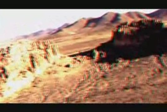 Sky Surfing: Flying in 3D (anaglyph video) Short Version