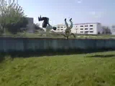 Vrille et salto arière