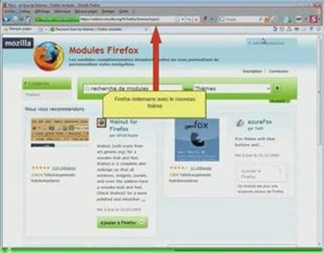 Comment changer le thème de firefox