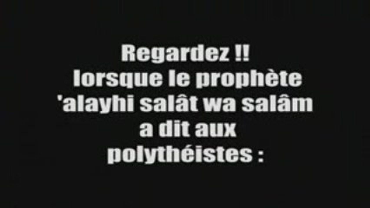 Le sens de la Shahada : Lâ ilâha illa Allah