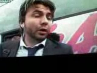 Interview Sebastien Frey pas réveillé