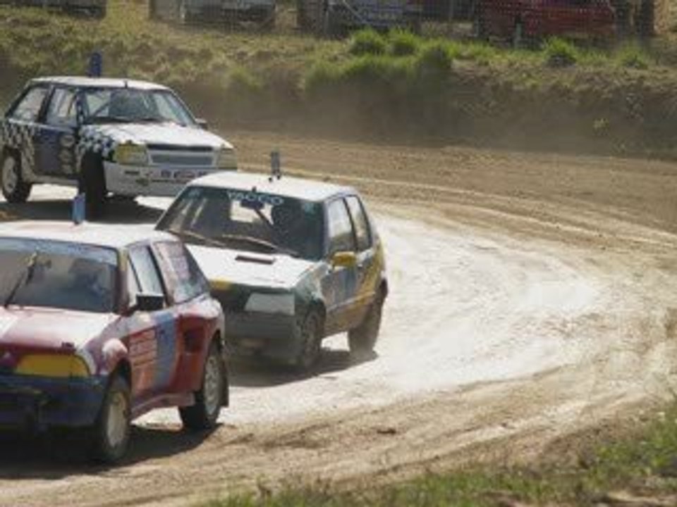 courses poursuite sur terre autos Minzac 2009-03-29