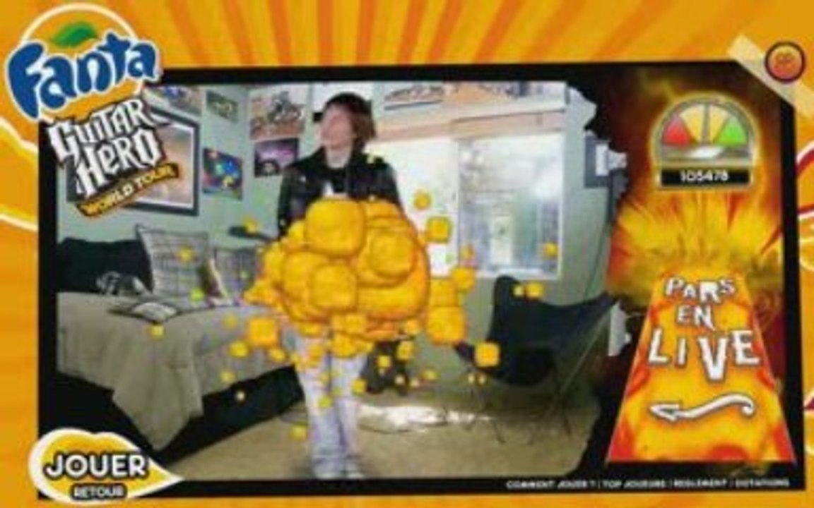 Fanta Guitar Hero Wolrd Tour Fif13 guitare 166305 points