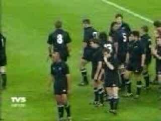 Rugby - All Blacks Haka vs France