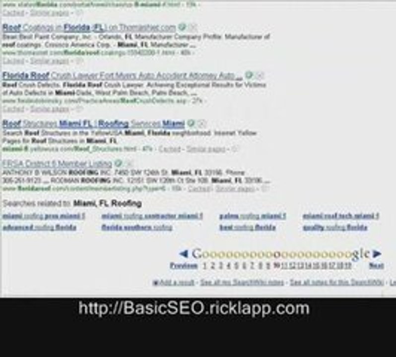 Basic Search Engine Optimization