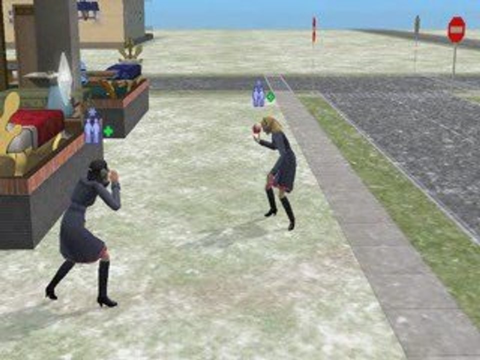 Mélissa - Cindy  bataille de mongoles xD