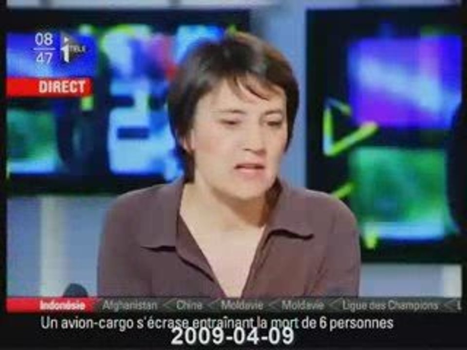 Nathalie Arthaud L.O. 09-04-2009