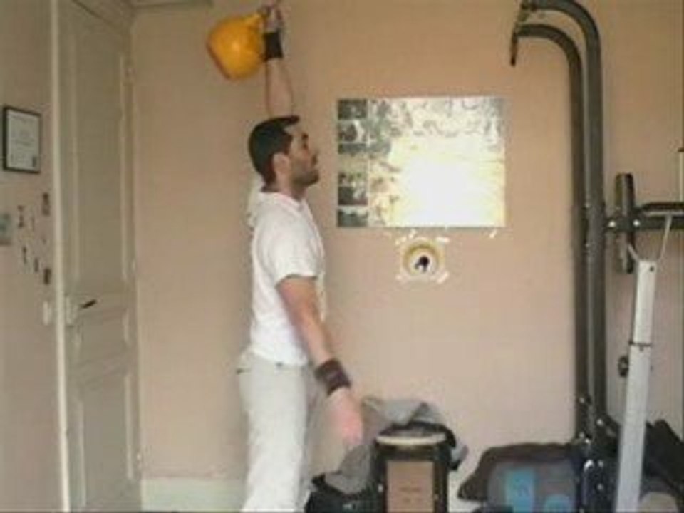 Snatch test 16kg 141 reps
