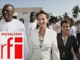 Ségolène Royal interviewée par RFI depuis Dakar