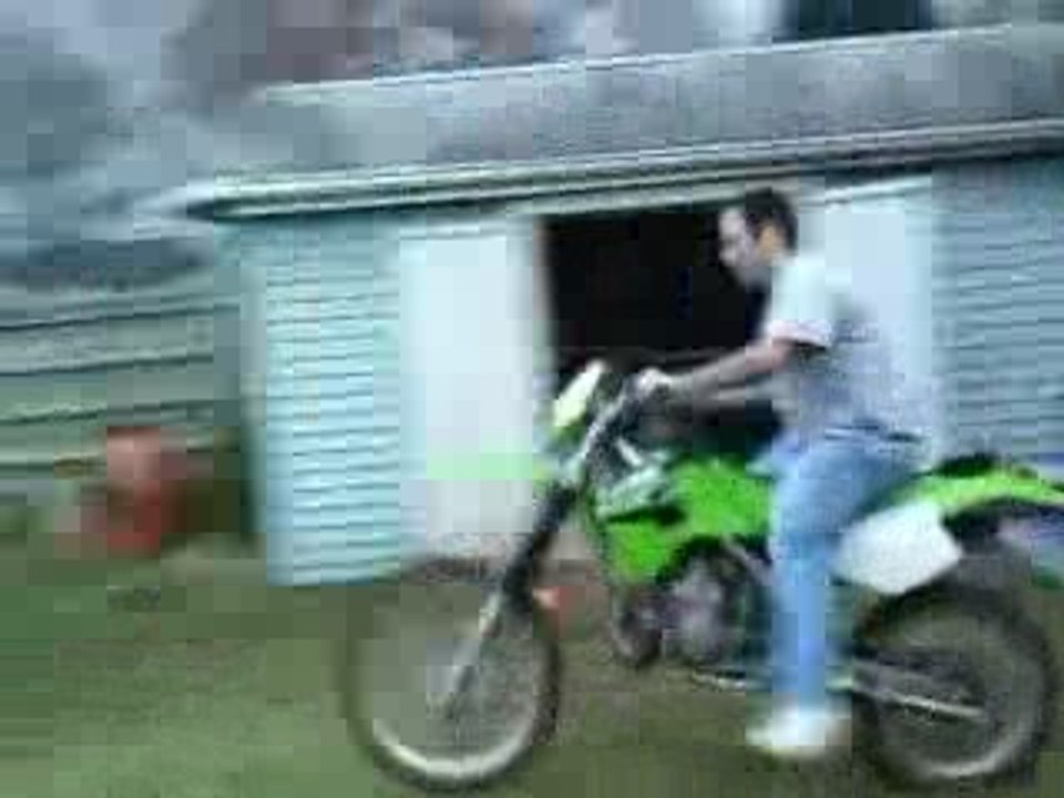 Régis en moto cross