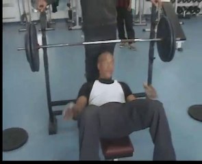 developpe couche 110kilo 8 rep