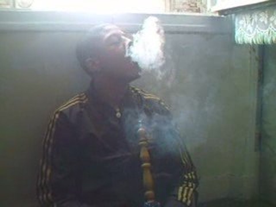 Moi avec une chicha