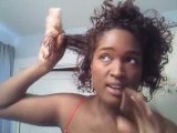 Bantu knot and natural hair spritzer