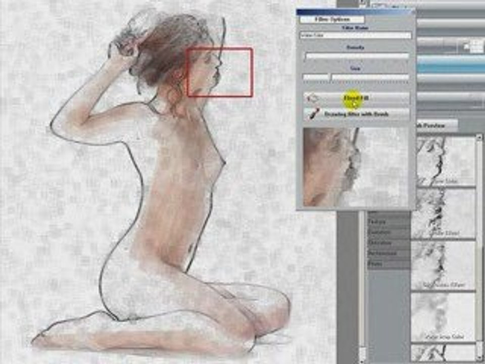 Nude Woman Digital Art