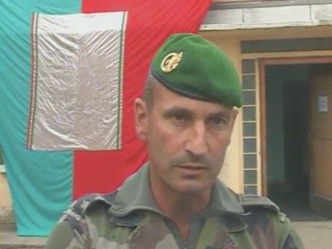 Hommage aux Légionnaires morts au Tchad